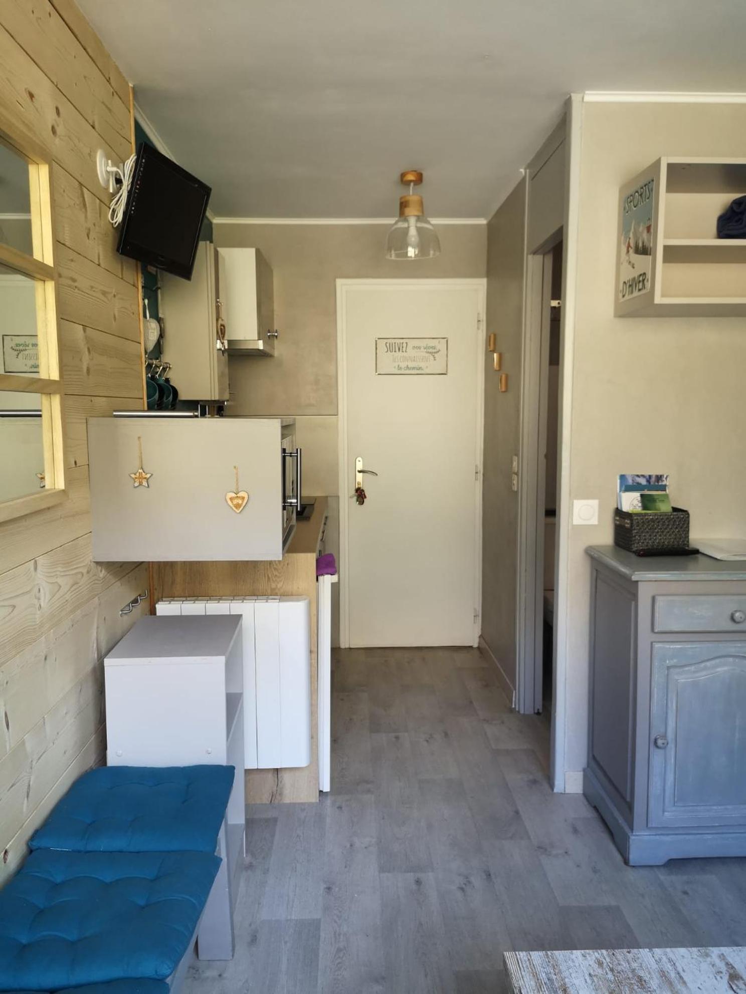 Studio Chaleureux A Lanslevillard Val Cenis 2 Pers Bagian luar foto